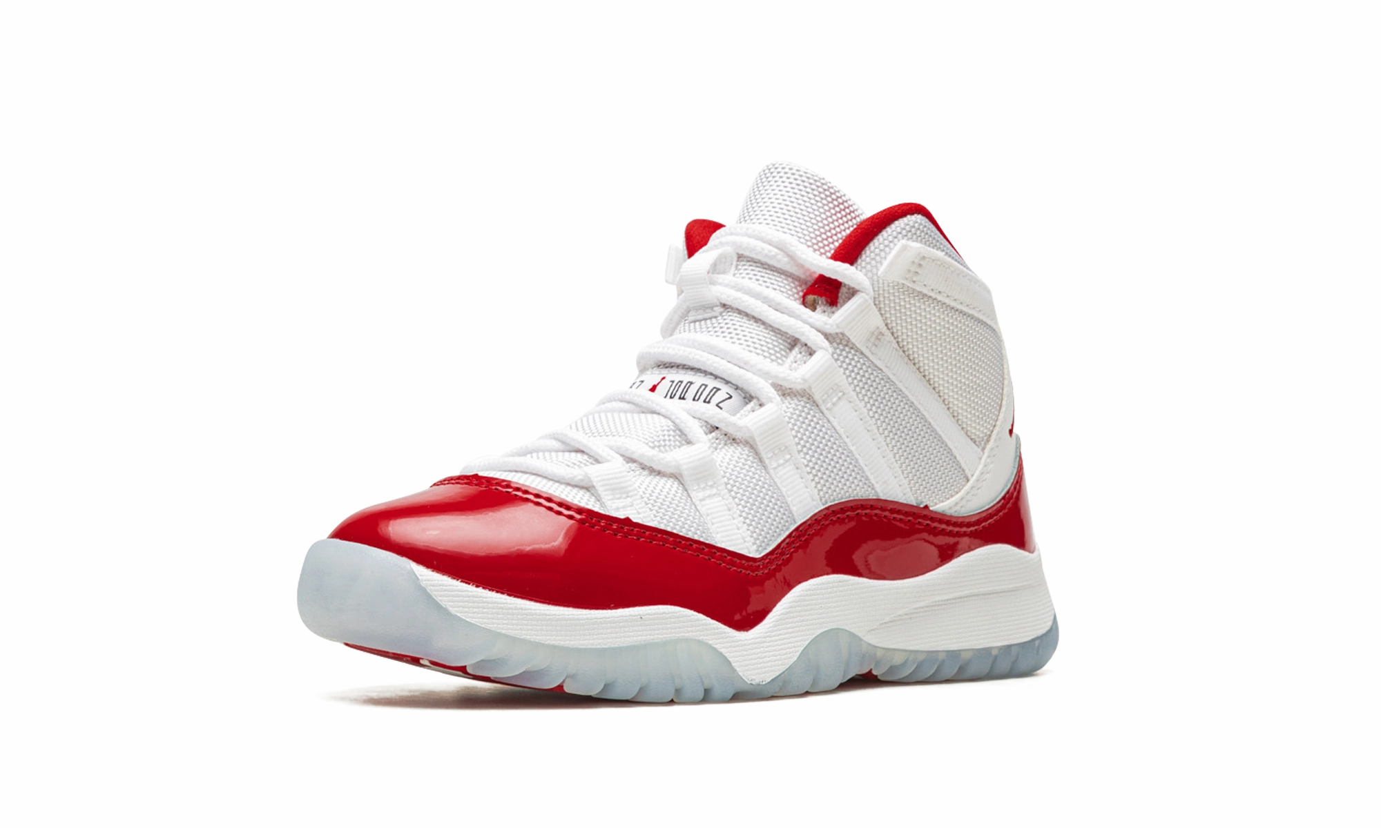 asphalt running footwear Air Jordan 11 PS "Cherry"