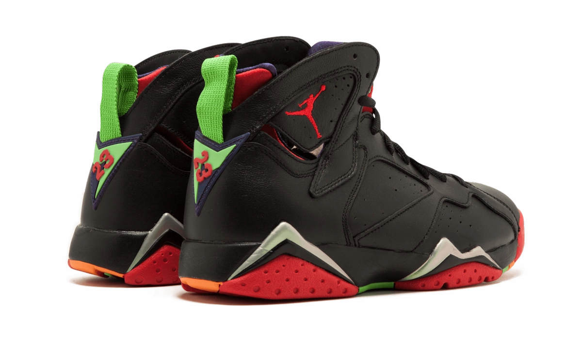 Air Jordan 7 Retro "Marvin The Martian" running in autumn shoes afternoon