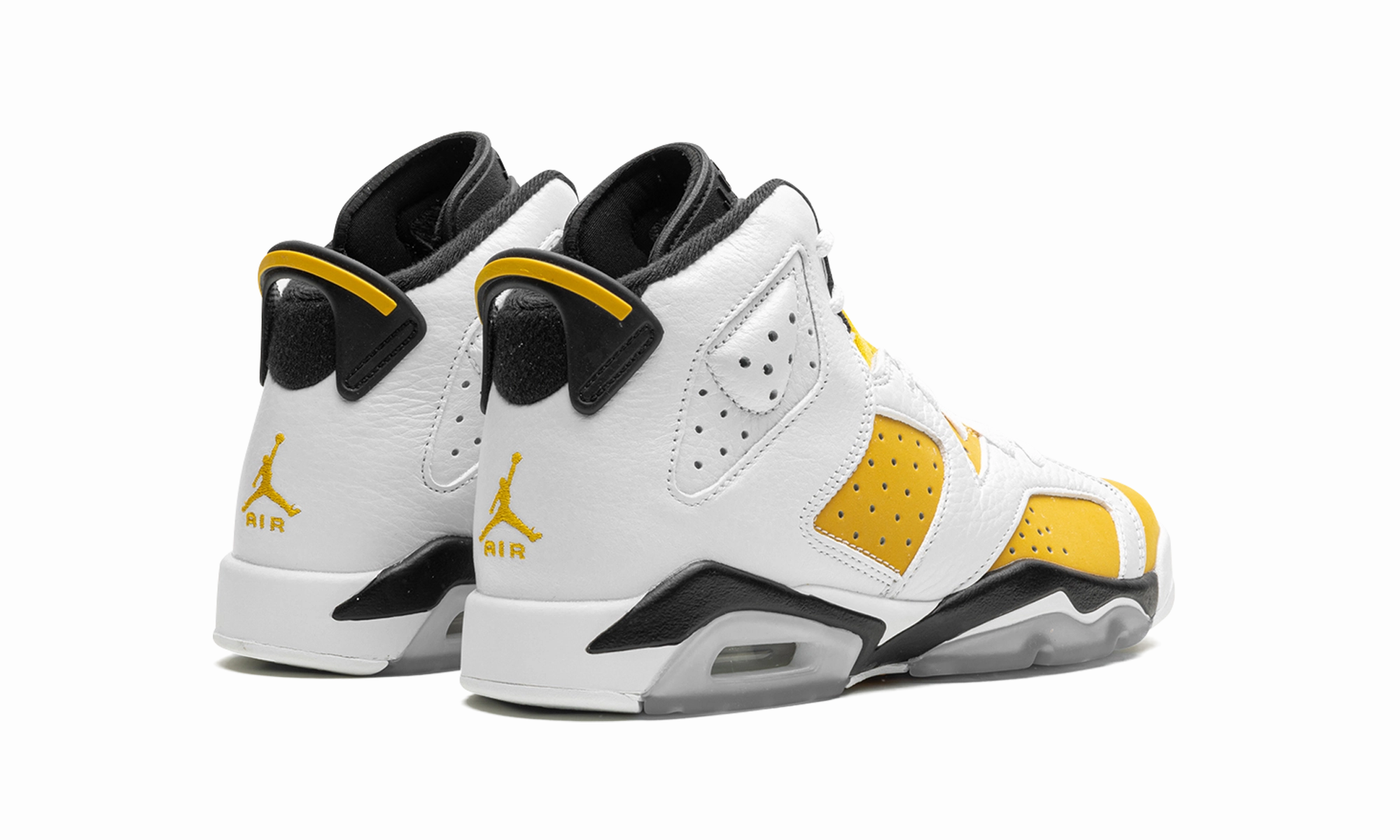 Air Jordan 6 GS "Yellow Ochre" daily use running shoes gym - goers