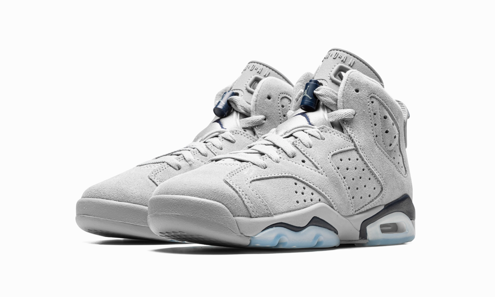 Air Jordan 6 Retro GS "Georgetown" wide - toe shoes durable nylon shoes