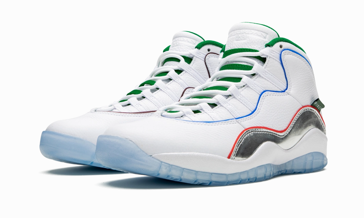 black shoes Air Jordan 10 "Wings"