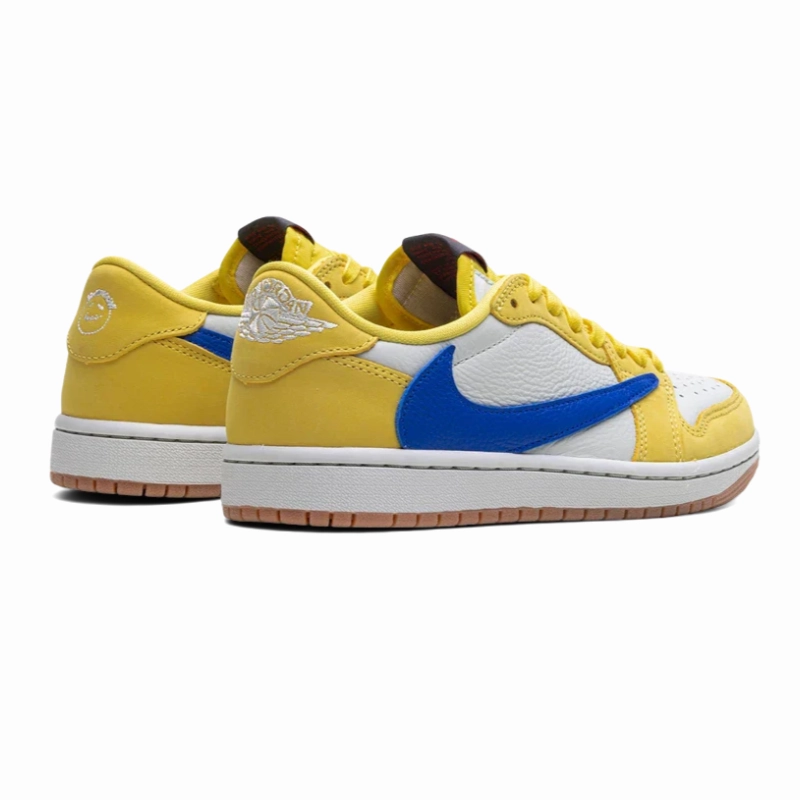 pattern Travis Scott x Air Jordan 1 Low OG Canary