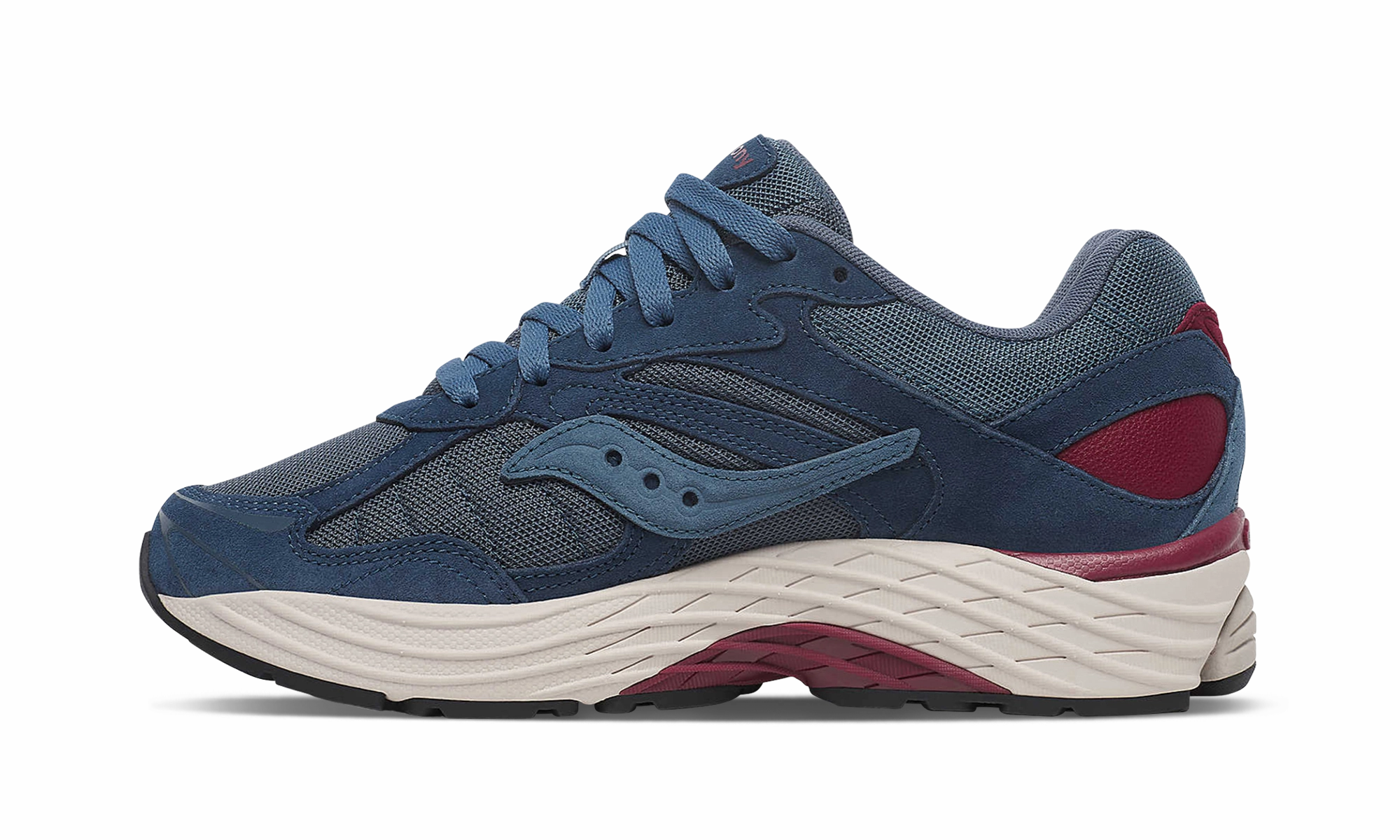 ProGrid Omni 9 Premium "Navy Burgundy" urban running shoe utilization Sunny running comfort