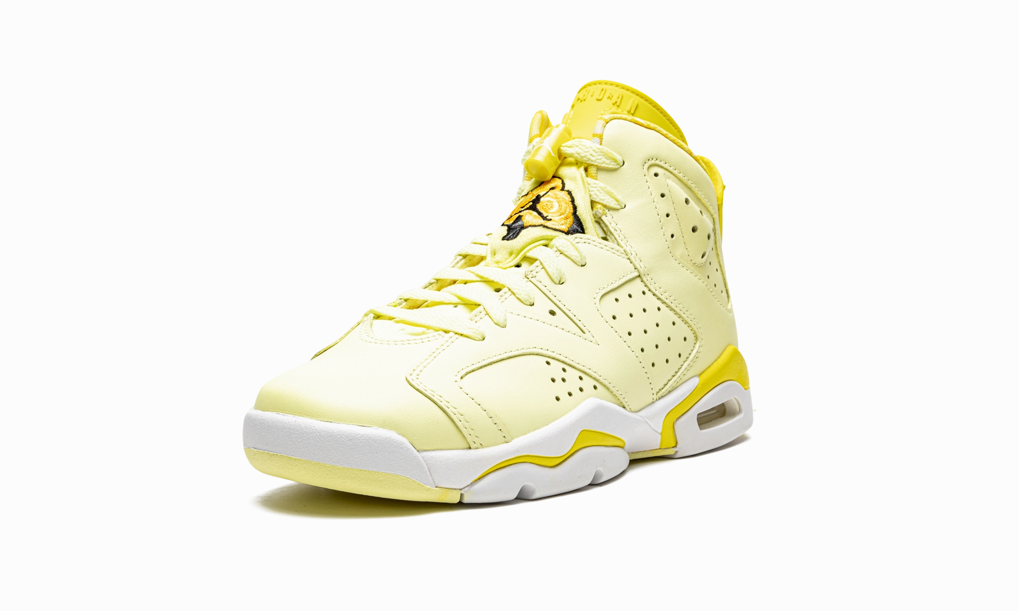 sequin - embellished - design shoes footwork Air Jordan 6 GS "Citron Tint / Floral"