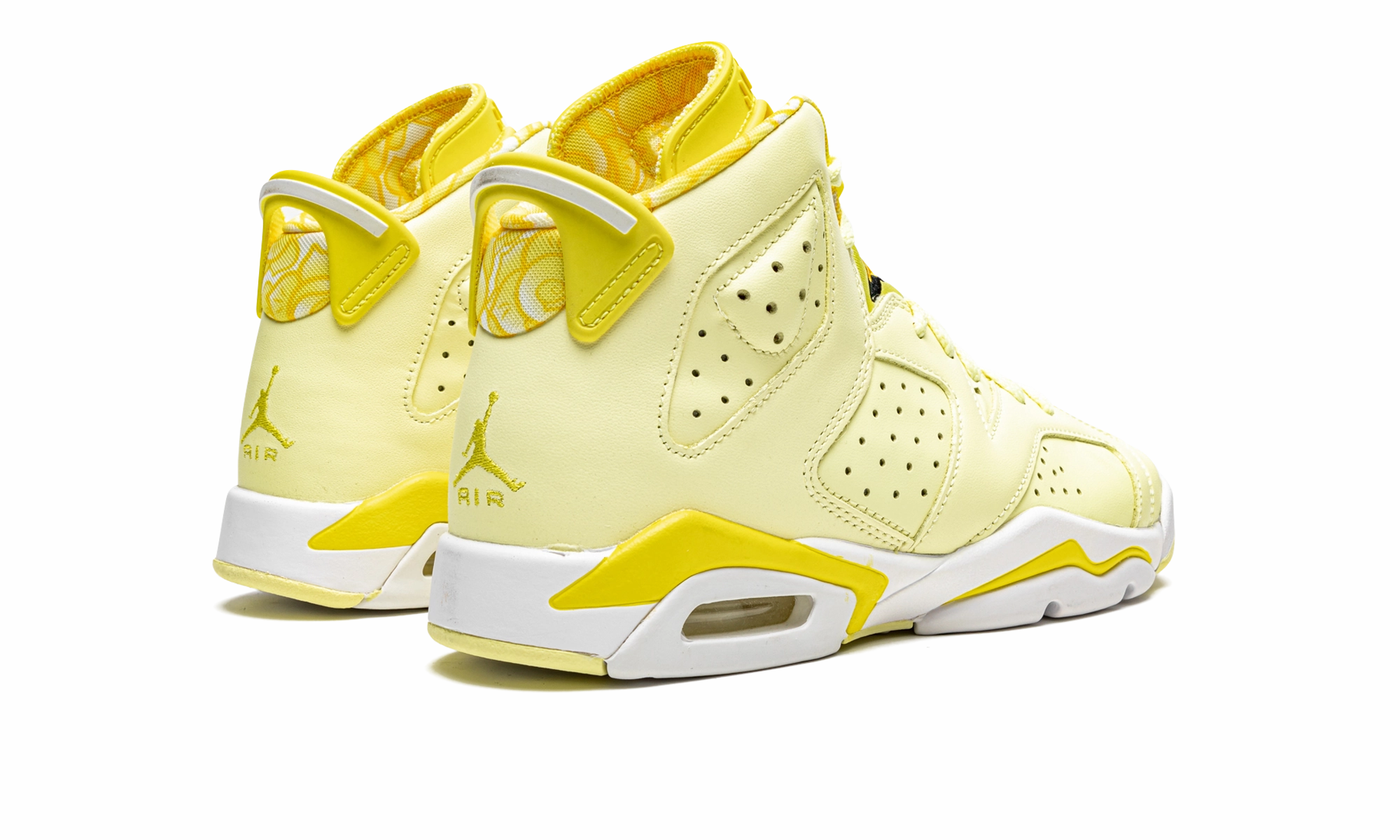 Air Jordan 6 GS "Citron Tint / Floral" Recyclable