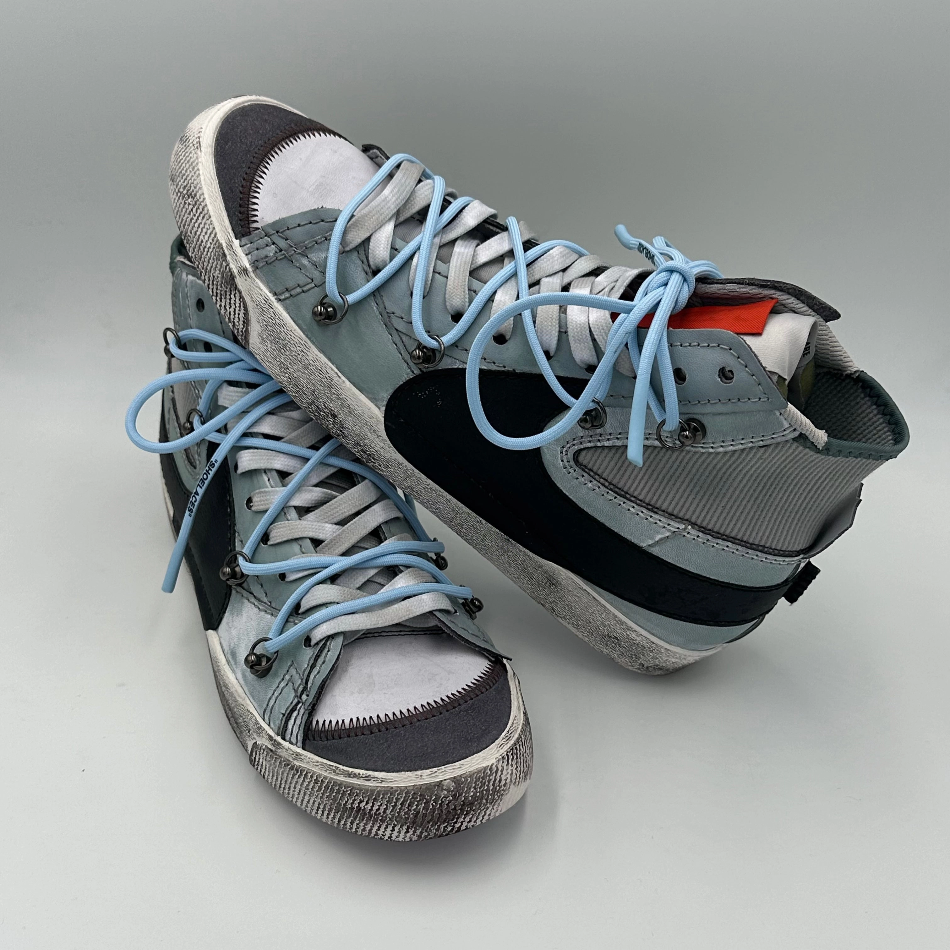 relay race running option Nike Blazer Mid '77 Jumbo Grey Over Laces Unc"