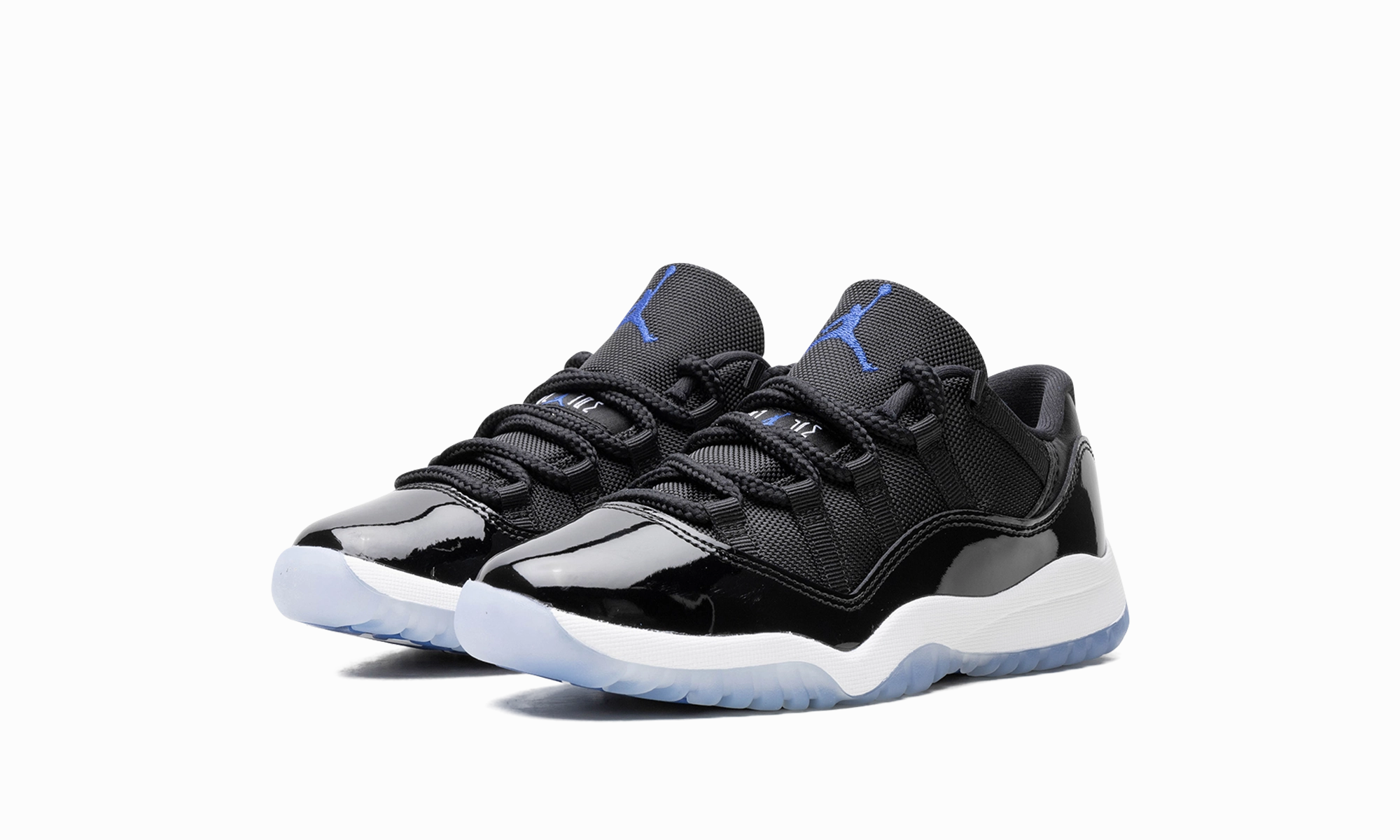 Air Jordan 11 PS "Space Jam" no - tie laces track - runner