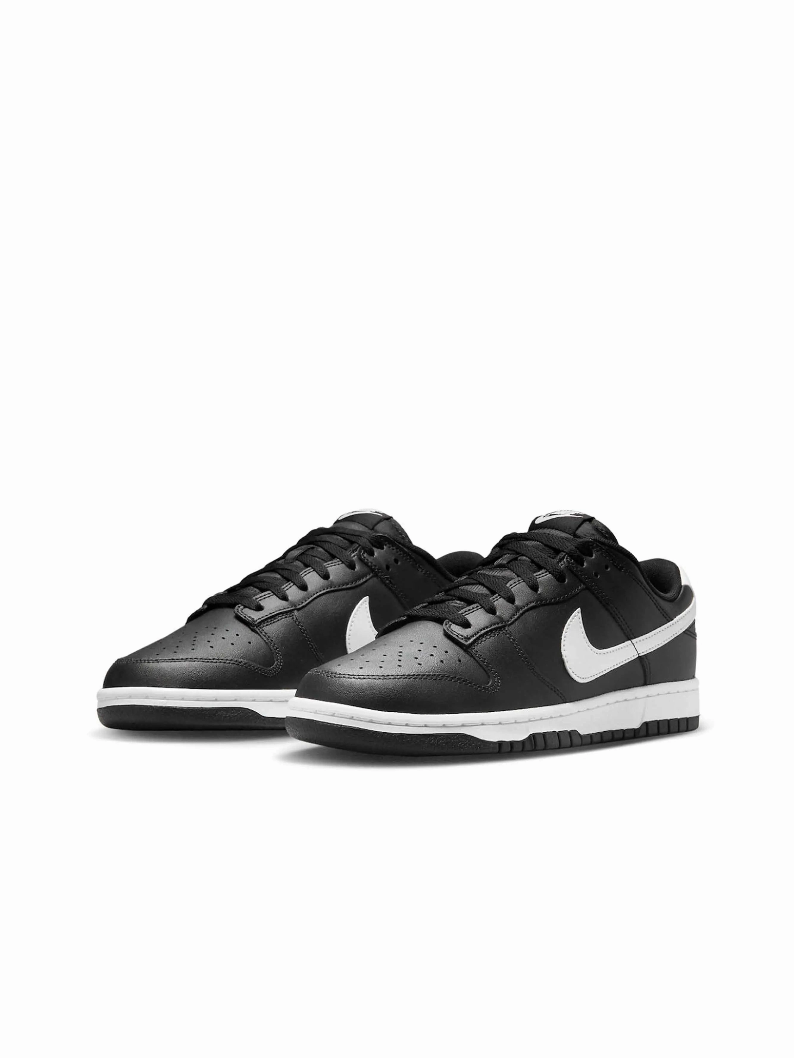 Nike Dunk Low Black White (2022) well - designed wide - fit spaciousness