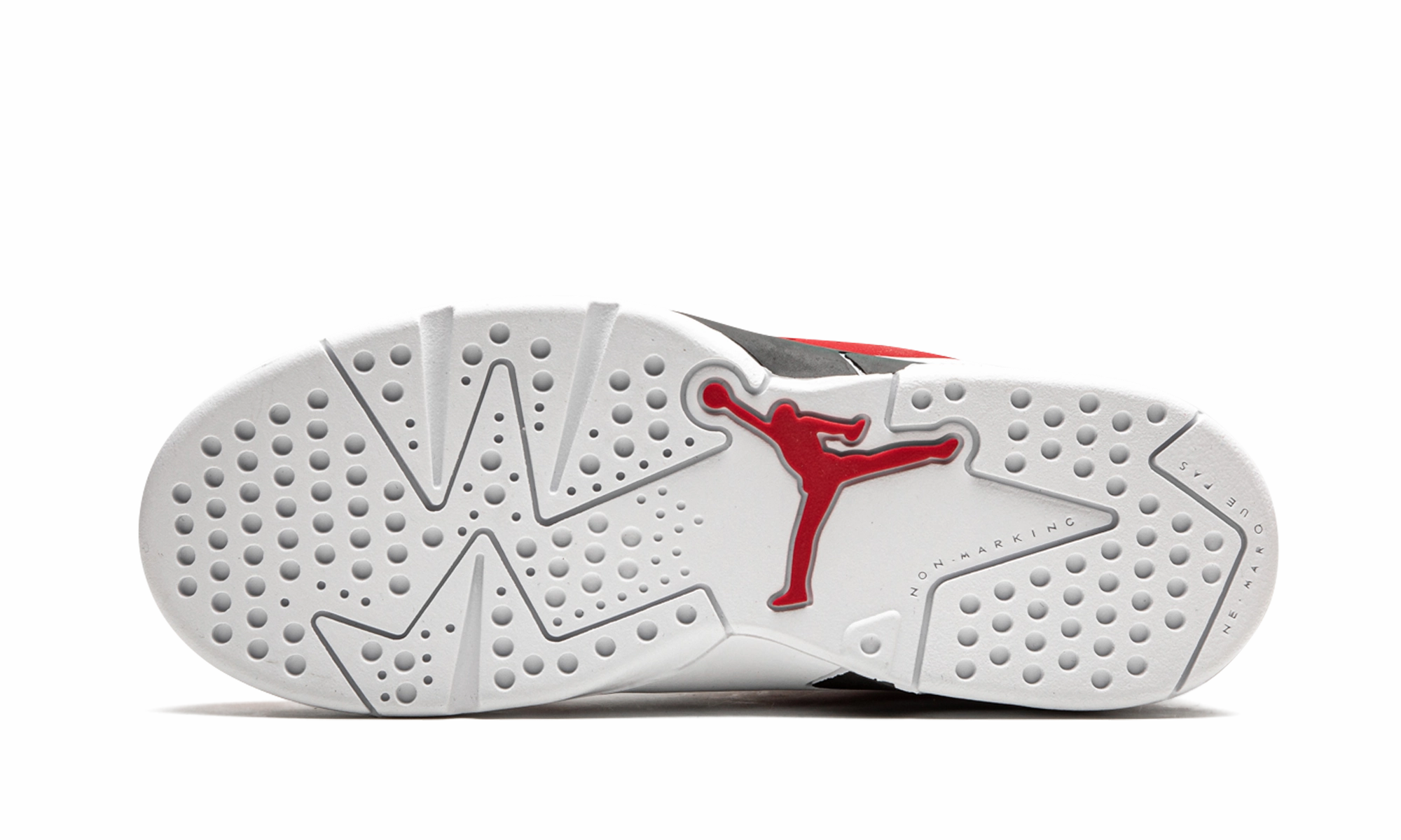 Air Jordan 6 Retro PS "Carmine 2021" running with a rubber outsole energy - return