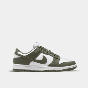 NIKE DUNK LOW - WHITE/OLIVE enjoyable running experience quick - drying shoe trait