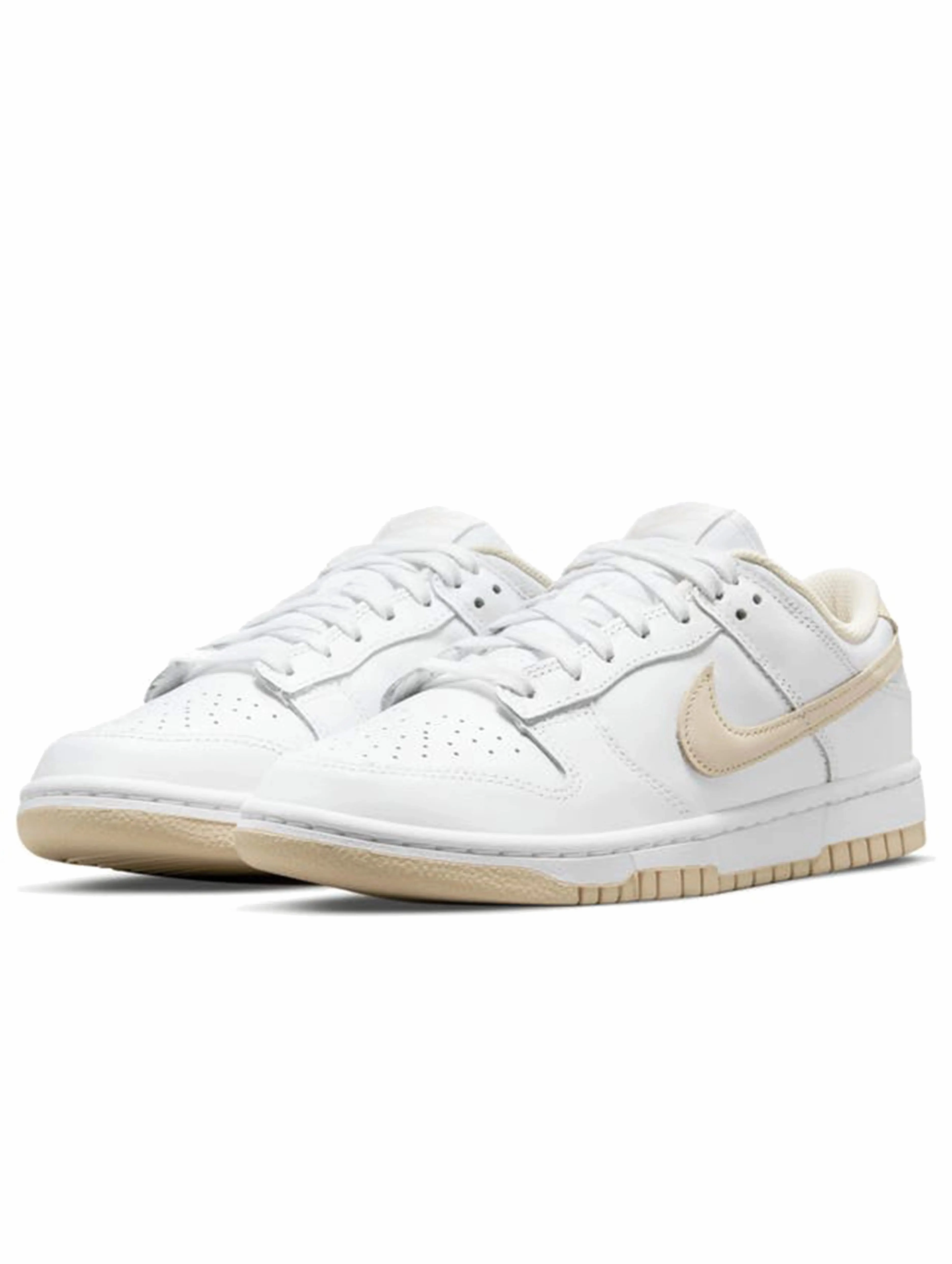 knee - high running wear Concentration - boosting Nike Dunk Low Pearl White (W)