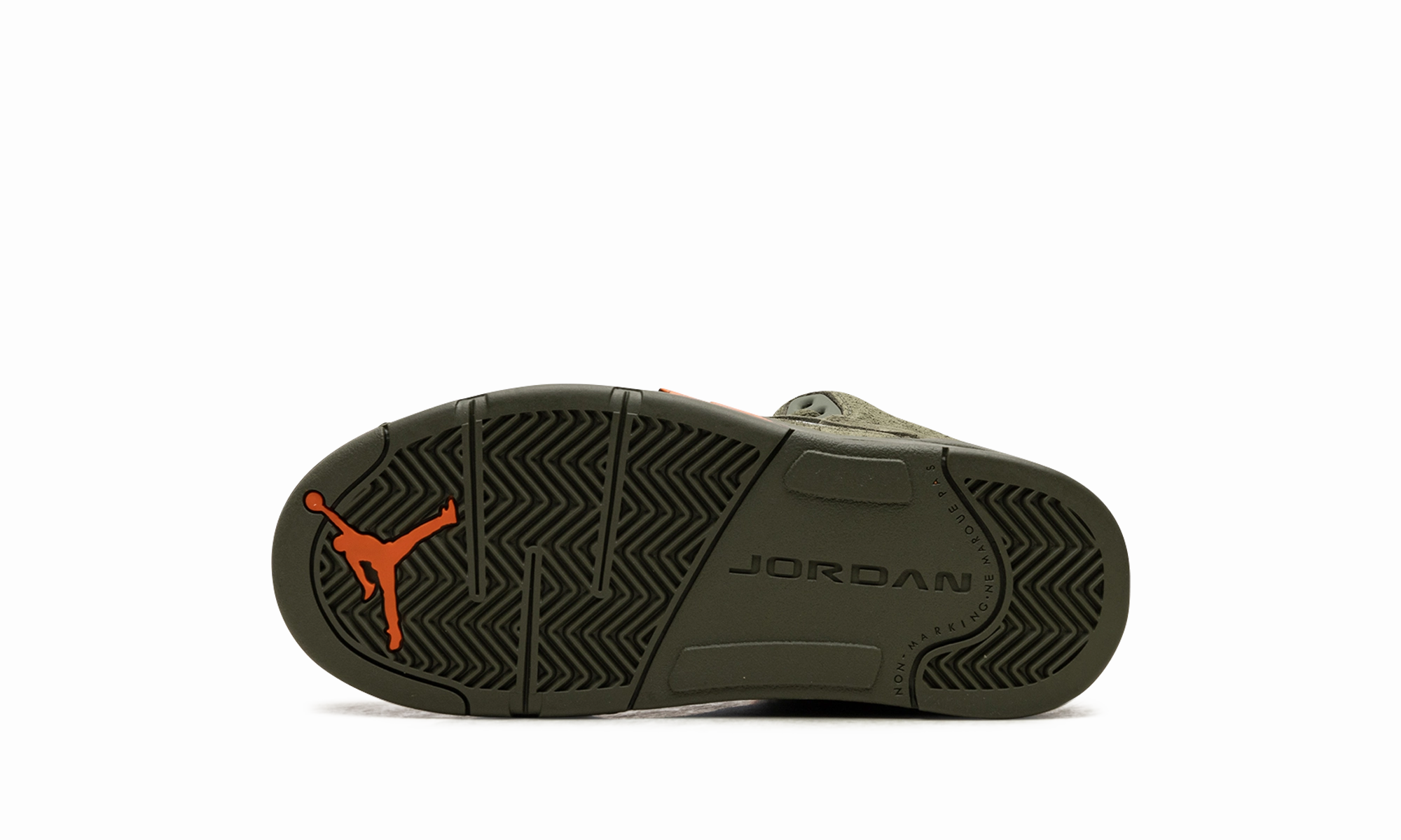 sustainable running shoes Air Jordan 5 PS "Olive"