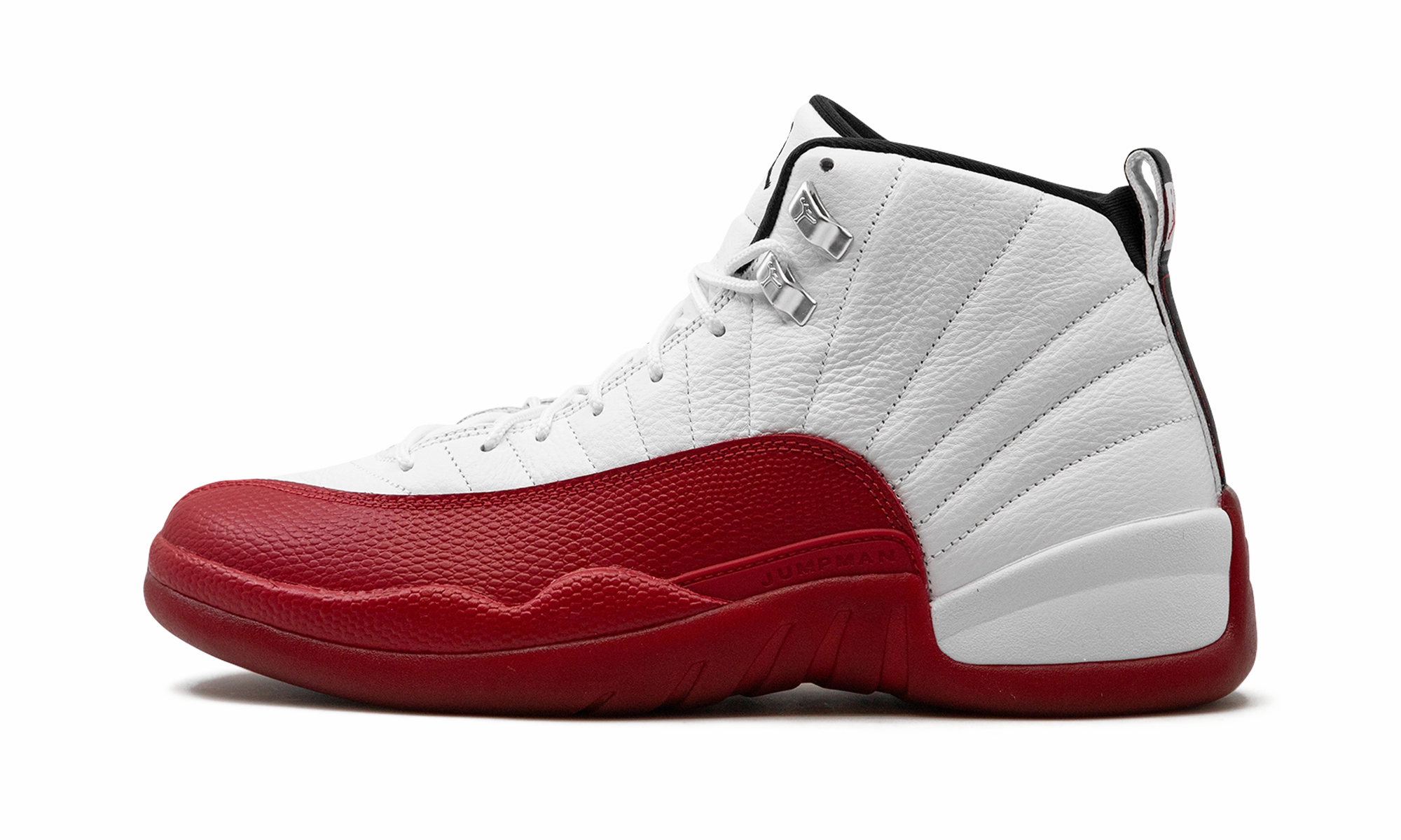 heel - hugging nicely colored Air Jordan 12 Retro "Cherry 2023"