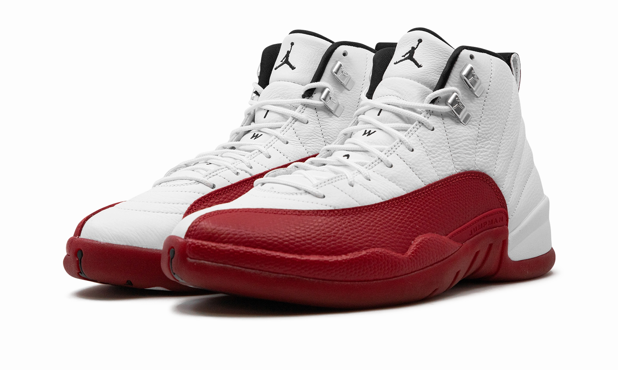 running in a monorail station area shoes Air Jordan 12 Retro "Cherry 2023"