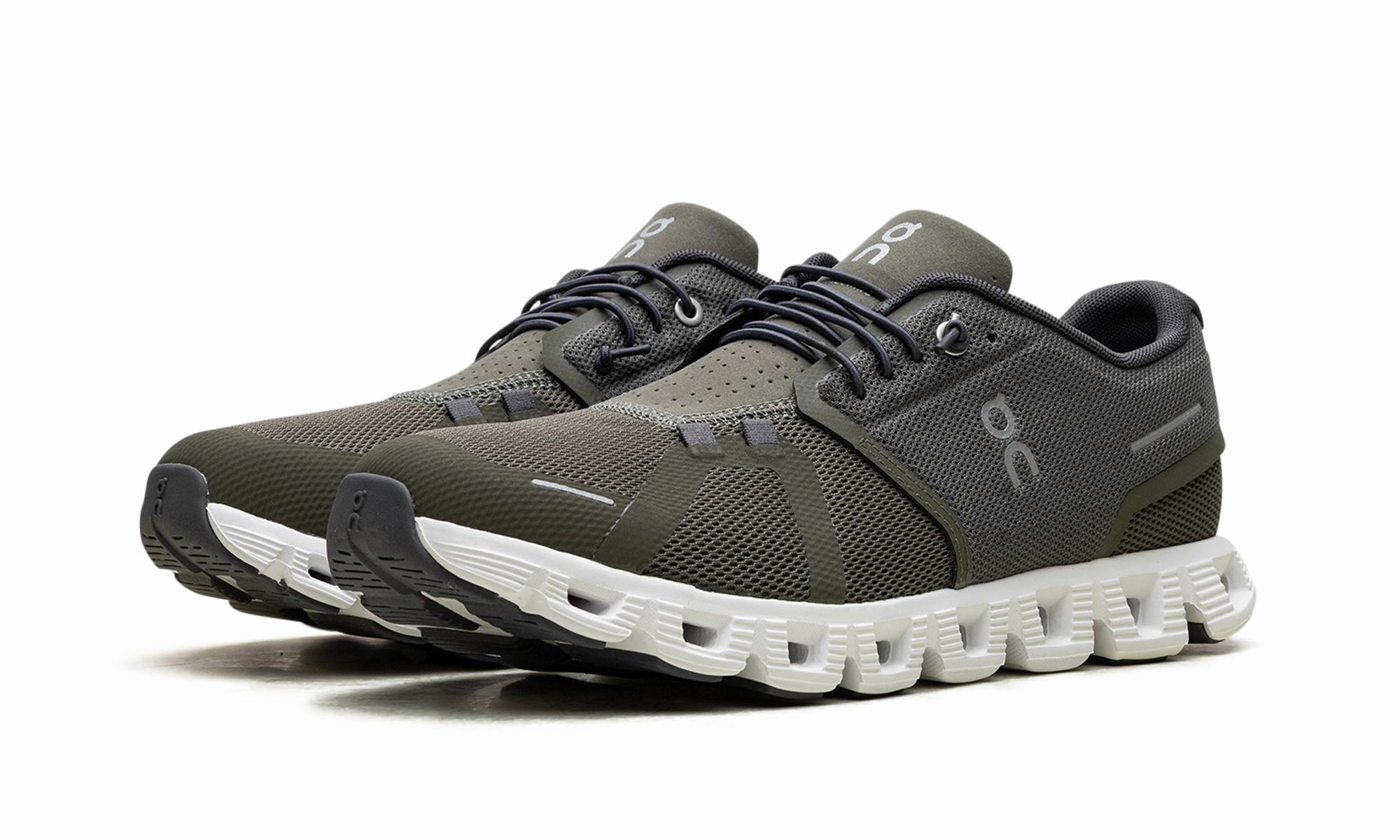 Cloud 5 "Olive Green White" semi - custom - fit shoes