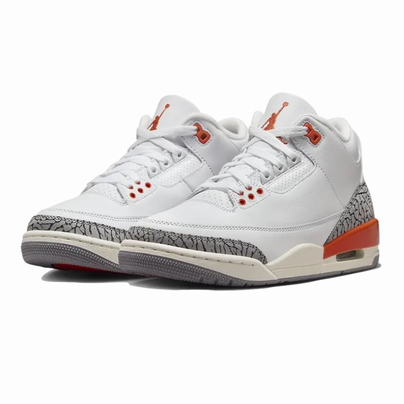 Sleek Silhouette Running Vibe Air Jordan 3 WMNS Georgia Peach