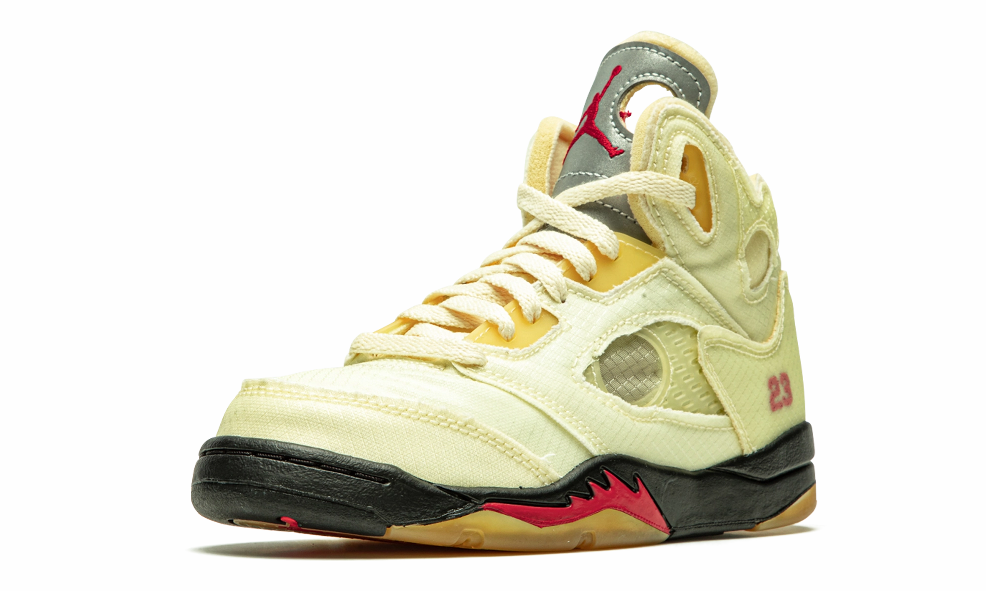 outdoor running option vented shoes Air Jordan 5 Retro SP PS "Off-White - Sail"