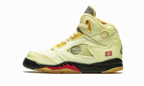 Air Jordan 5 Retro SP PS "Off-White - Sail" adapt to different terrains running shoes for treadmill users