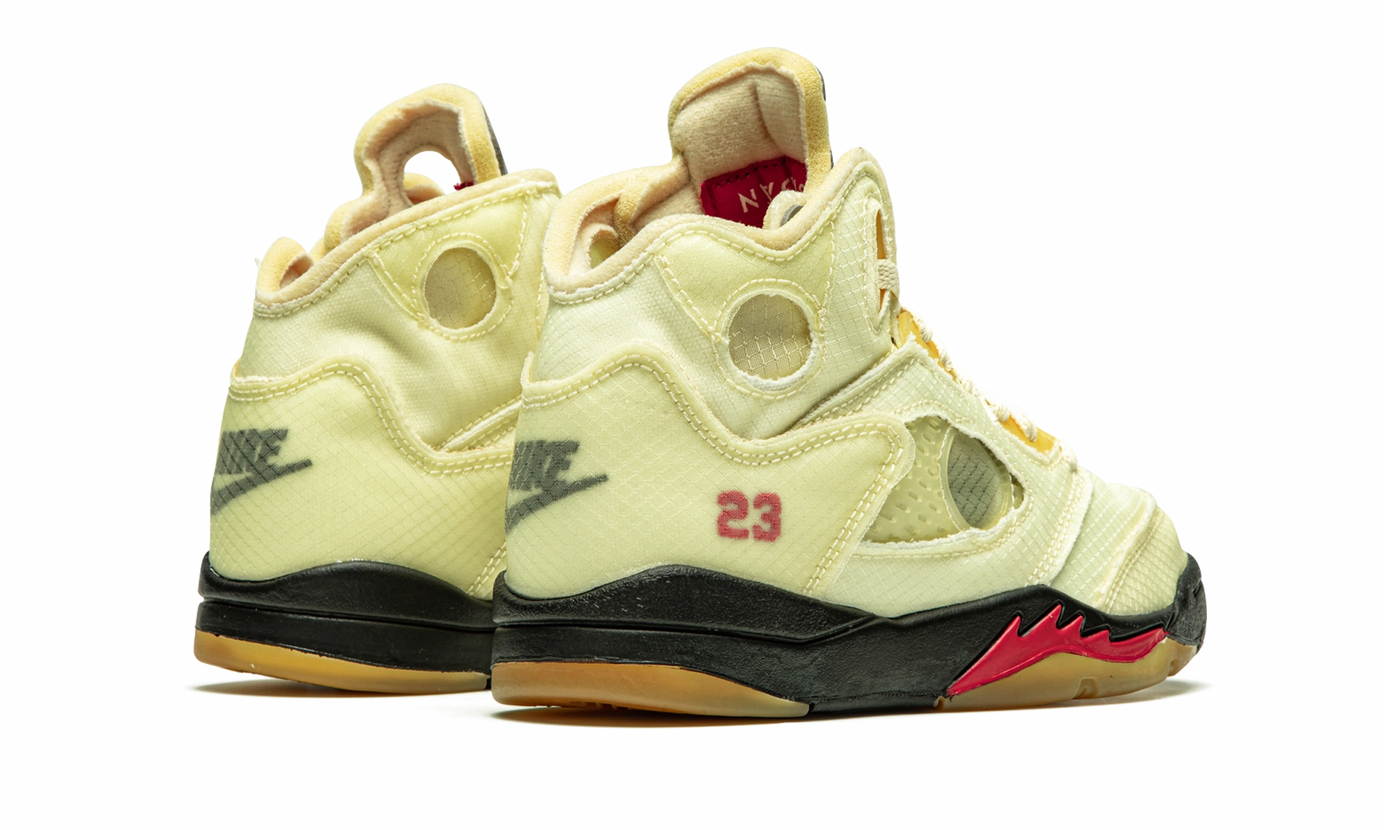 Air Jordan 5 Retro SP PS "Off-White - Sail" studded shoes improved circulation