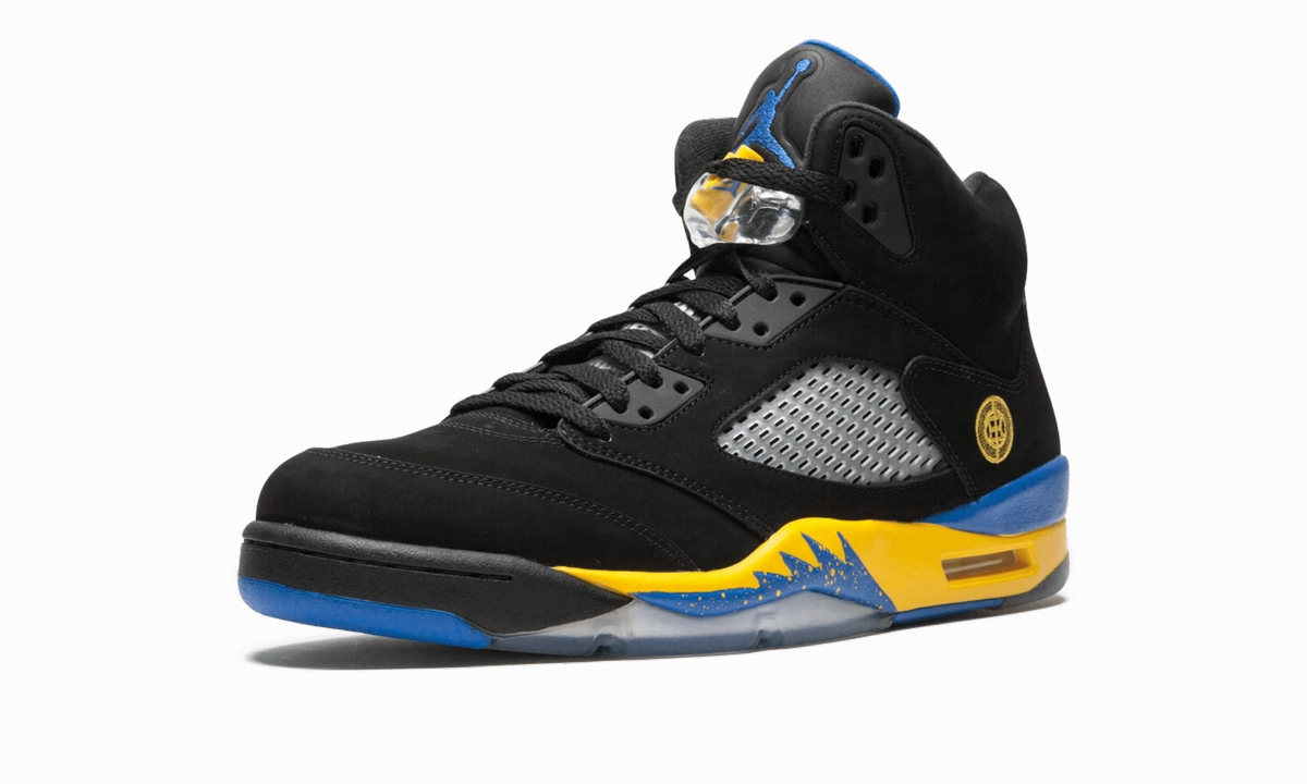 Air Jordan 5 Retro "Shanghai Shen" polar - climate shoes Heavy - Duty Sole