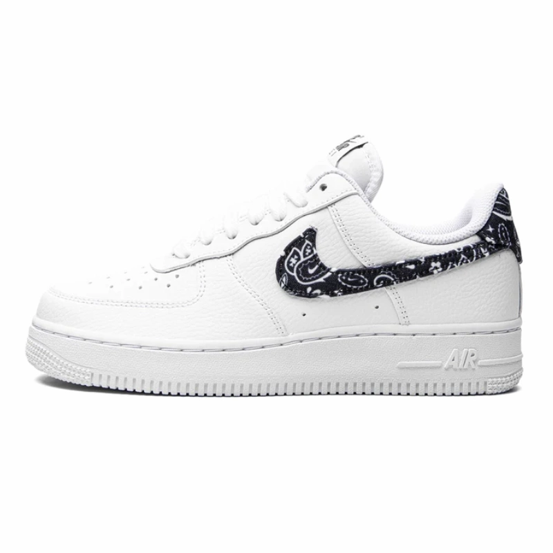 Air Force 1 Essentials Black Paisley cross - training shoes high - traction sole