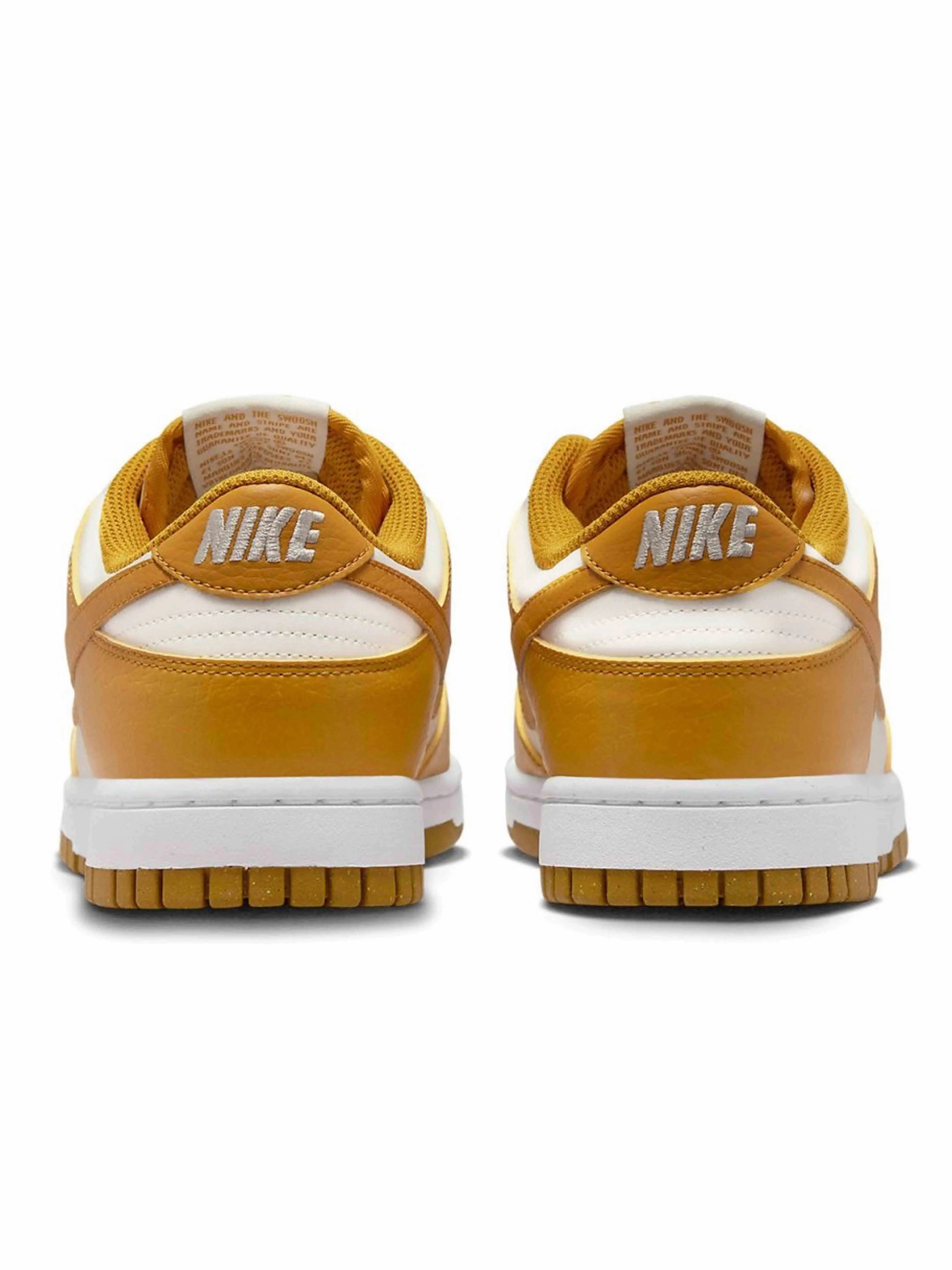 Nike Dunk Low Next Nature Phantom Gold Suede (W) running for leisure shoes latex insole shoes