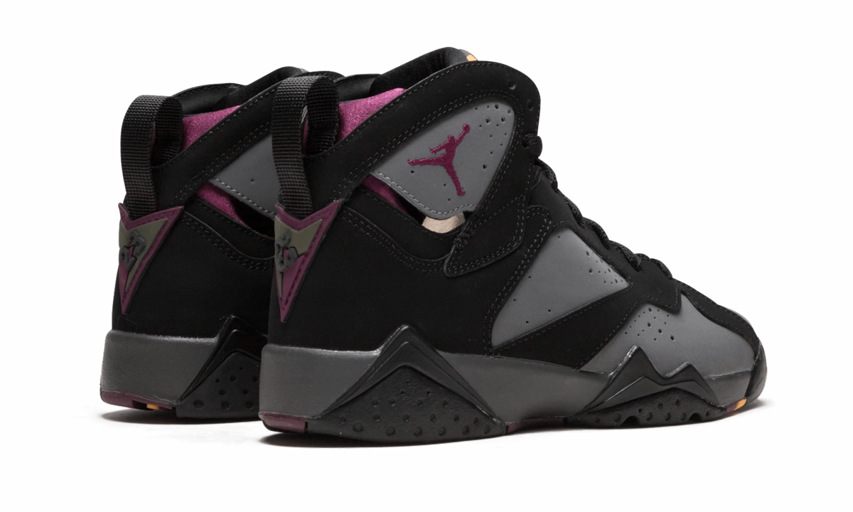 Air Jordan 7 Retro GS "Bordeaux" seamless socks liner elastic closure shoes
