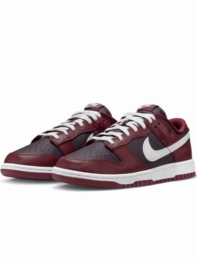 Nike Dunk Low Dark Beetroot running in a 10K shoes mesh material