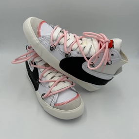 Nike Blazer Mid '77 Jumbo White Over Laces Pink" balance training running shoes