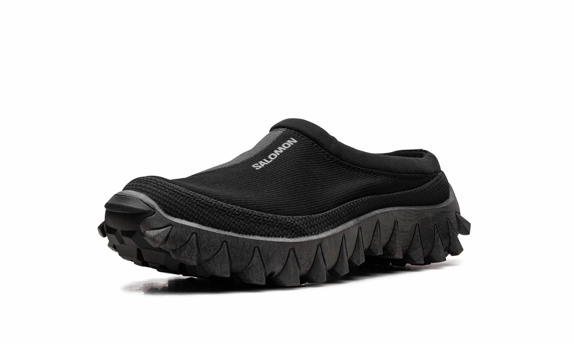 solid - color shoes Casual Snowclog "Black Asphalt"