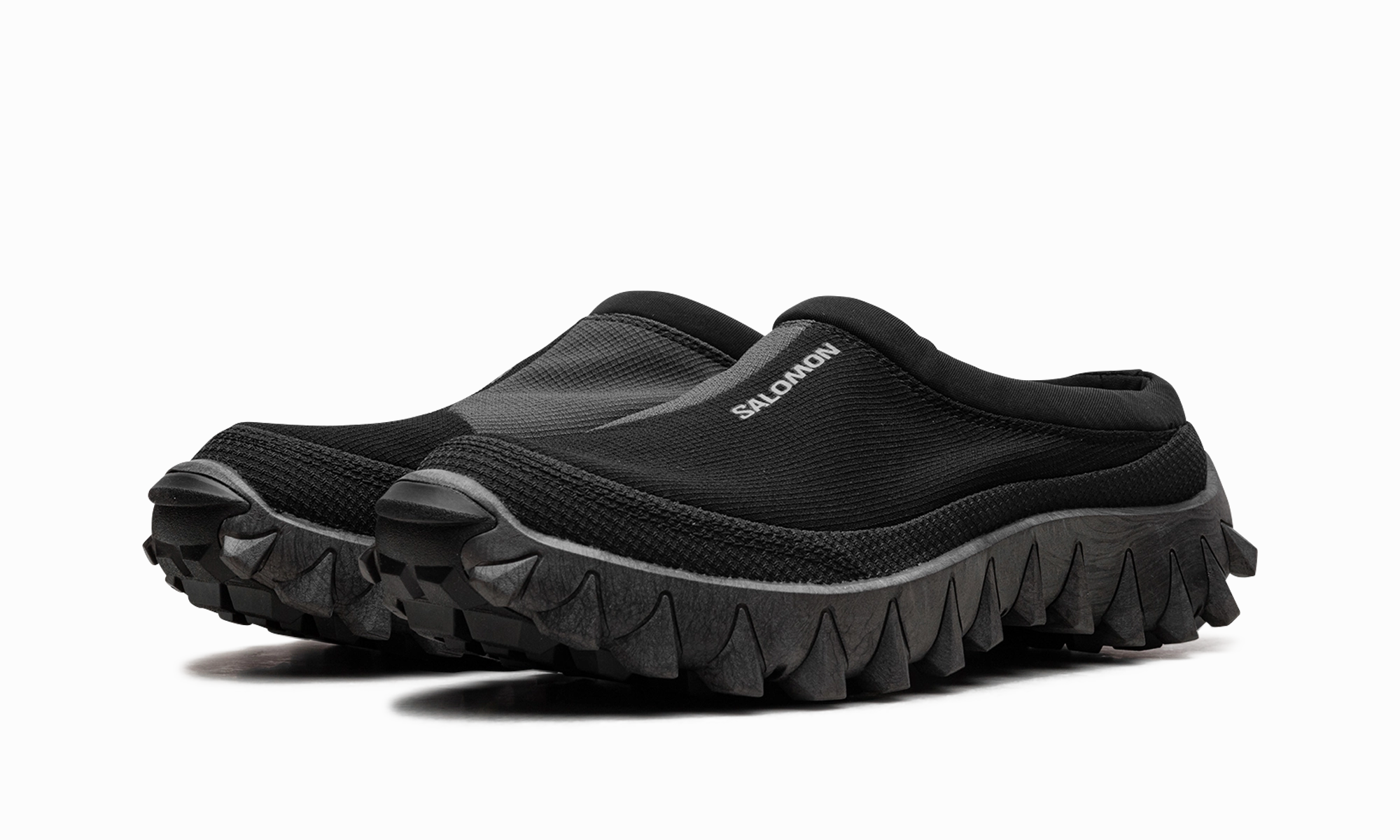 Snowclog "Black Asphalt" non - perforated shoes