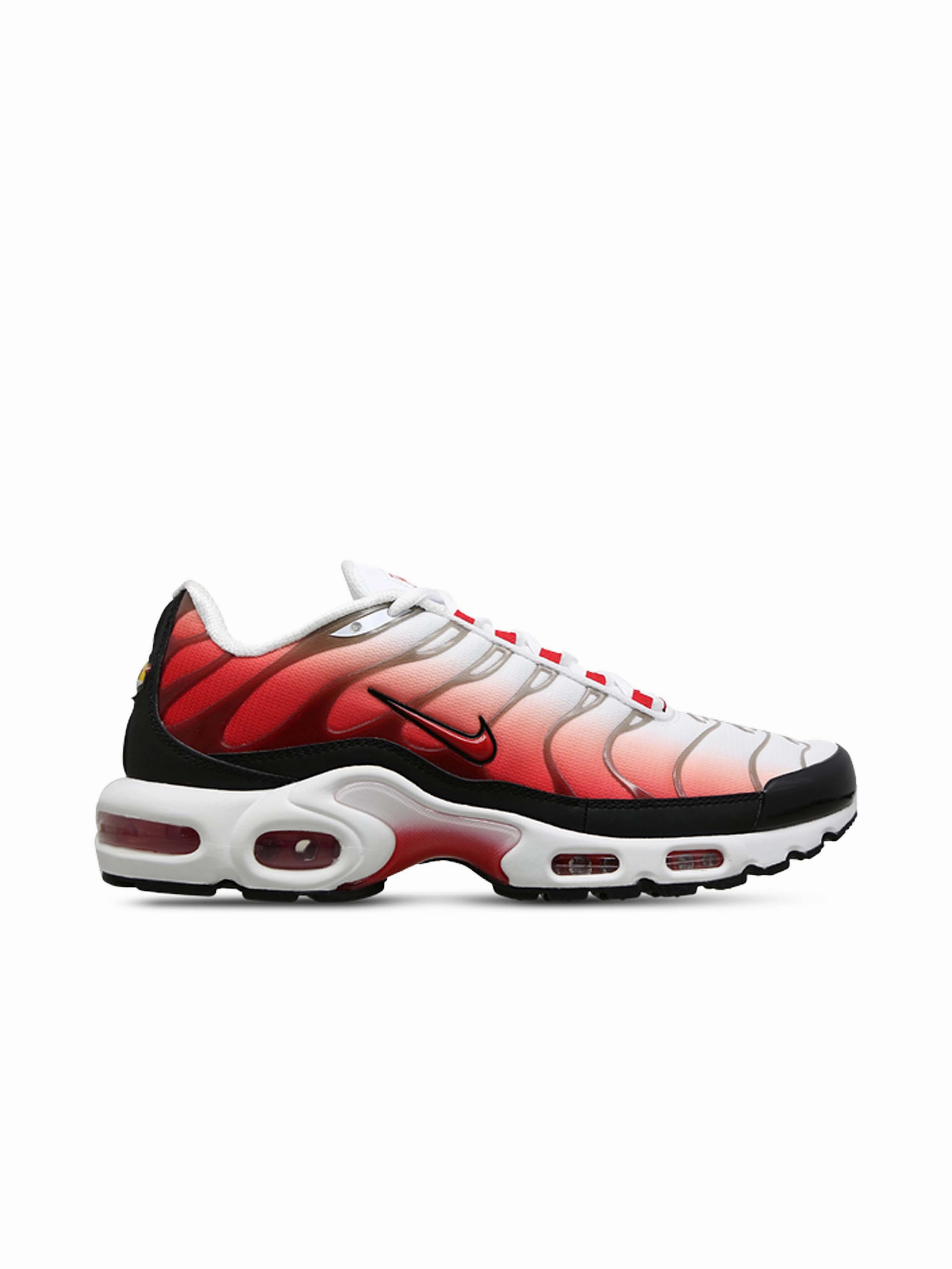 grass shoes Classic Charm Nike Air Max Plus TN White Black University Red