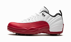 running at night Air Jordan 12 Golf "Cherry"