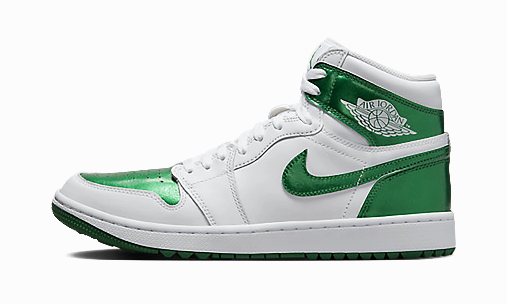 Air Jordan 1 High Golf "Metallic Green" Impact Step Layered Comfort