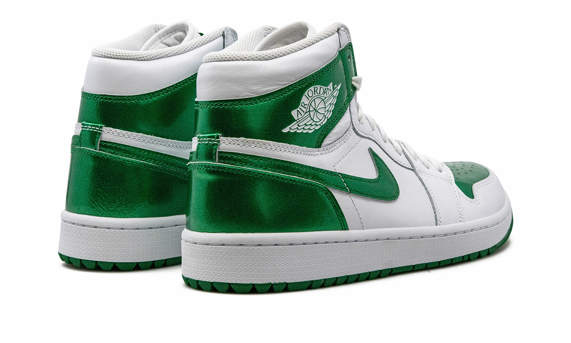 All-Day Stability Air Jordan 1 High Golf "Metallic Green"