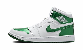 Air Jordan 1 High Golf "Metallic Green" Impact Step Layered Comfort