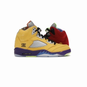 Air Jordan 5 Retro What The Stride Balance white running shoes