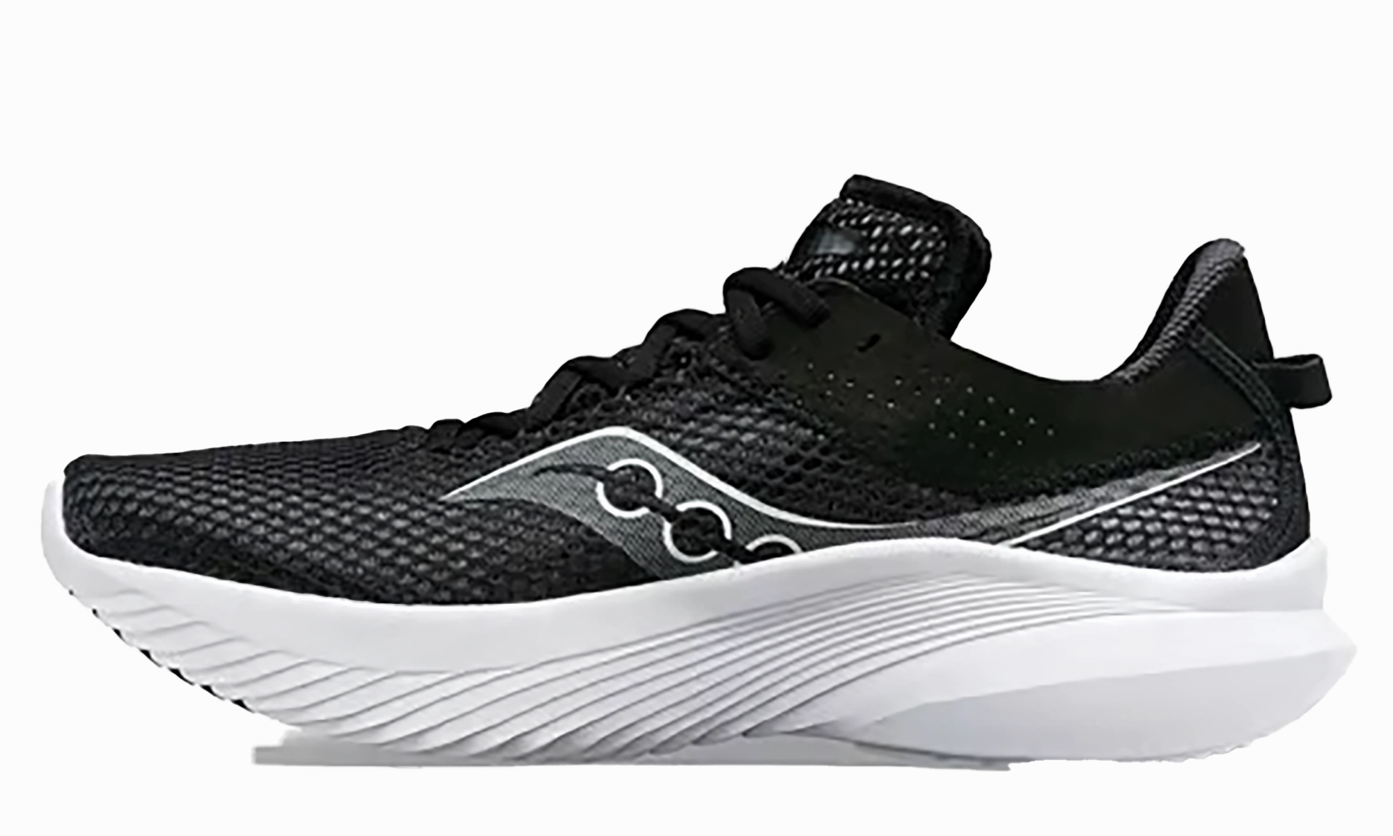 carbon - fiber plate tile - floor shoes Kinvara 14 "Black White"