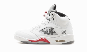 classic shoe aesthetic brand - name running option Air Jordan 5 Retro Supreme "Supreme"