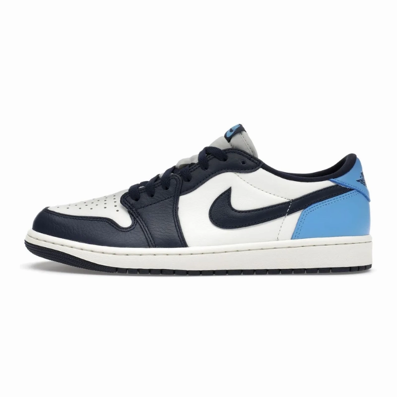 Air Jordan 1 Low OG Obsidian UNC leather - lining shoes Loose