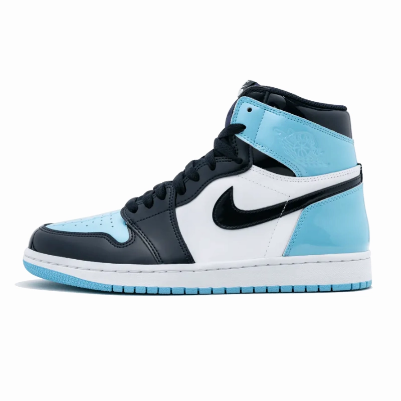Air Jordan 1 High Blue Chill flexible - sole shoes heel - cup insole shoes