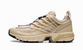 evening runner toe - box - roomy - design - spaciousness shoes Salomon Acs Pro Advanced "Safari"