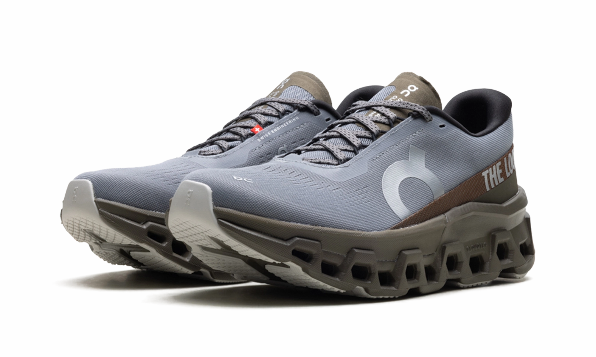 running for a way to stay true to oneself ventilated design shoes Cloudmonster 2 PLS-TL "Mist/Olive"