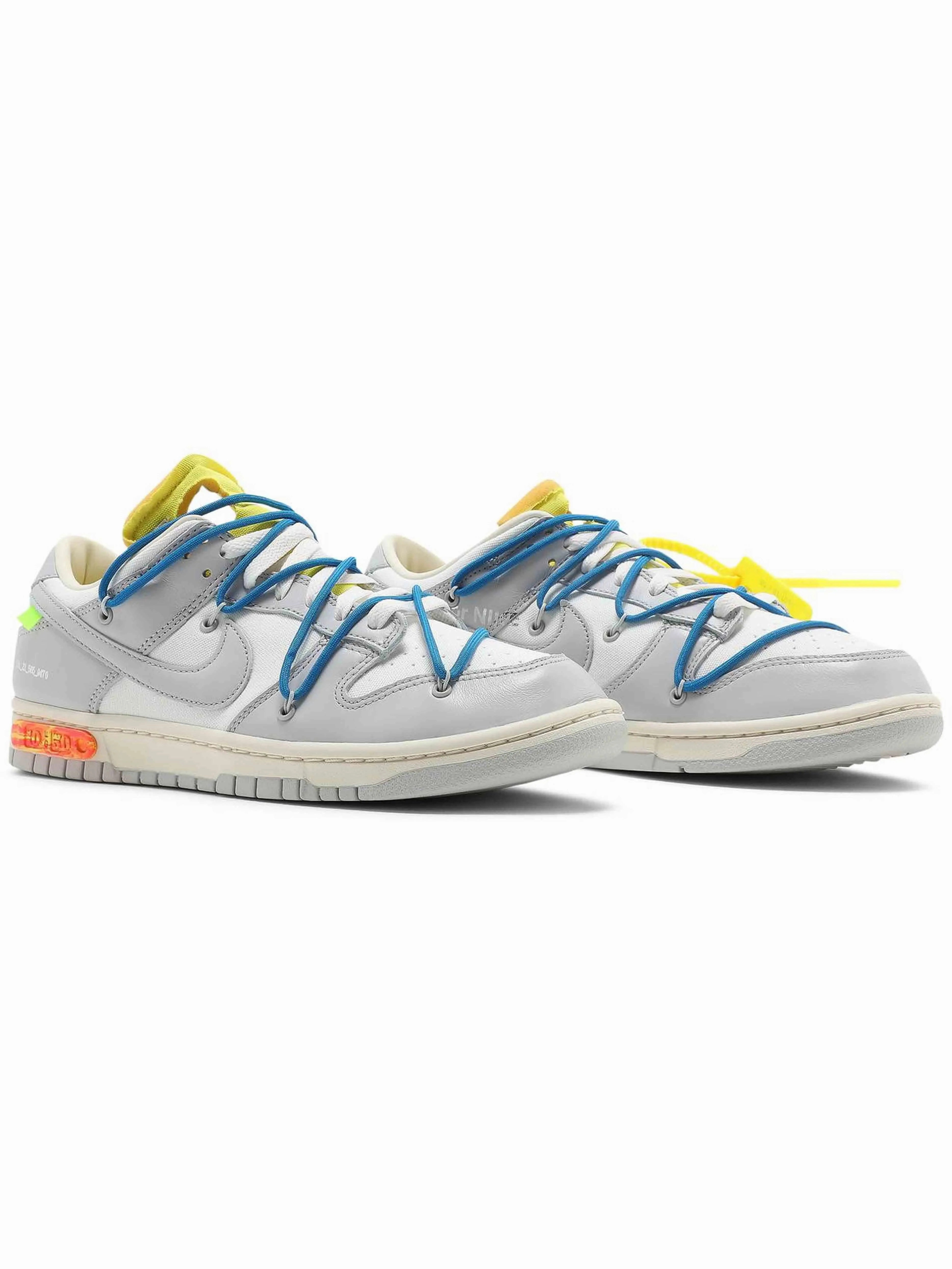 lateral support shoes Treadmill running Nike Dunk Low Off-White Lot 10