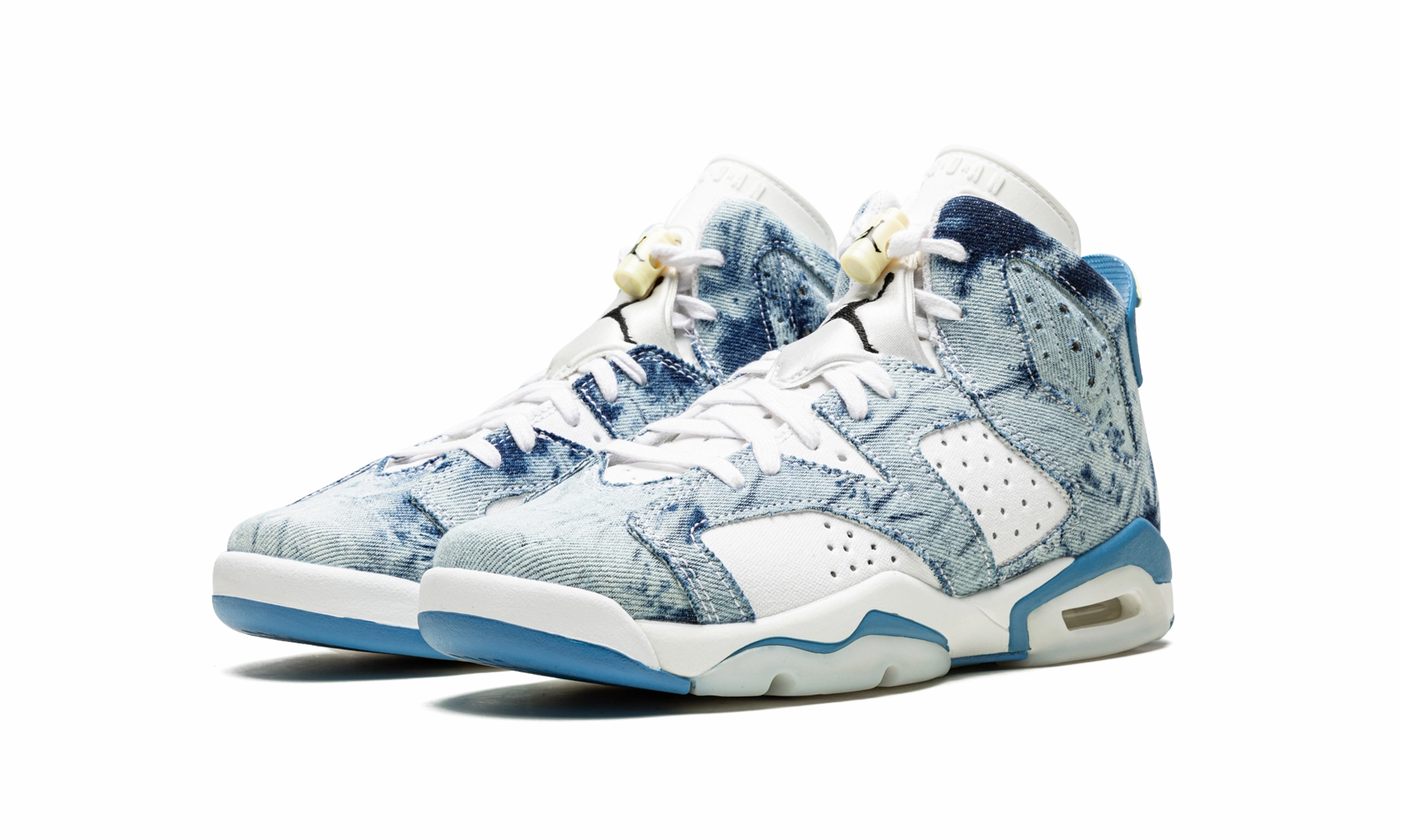 Air Jordan 6 Retro GS "Washed Denim" Anatomical shape diagonal - design shoes