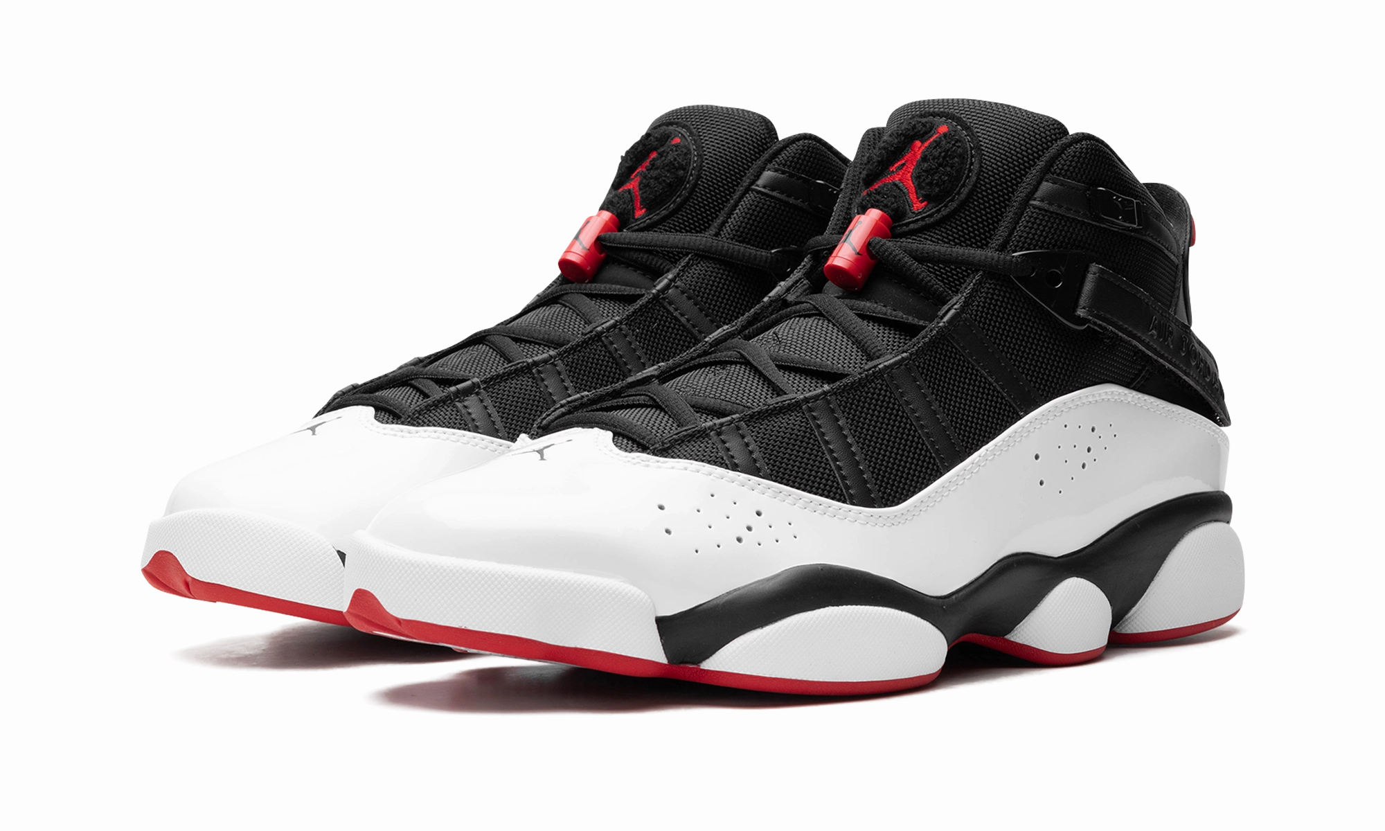 Air Jordan 6 Rings "Wht/Blk/Red" speed equipment
