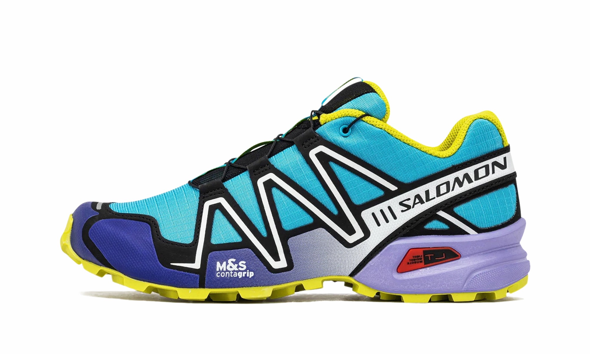 Speedcross 3 "Aquarius Liberty" Casual Look running with knee braces