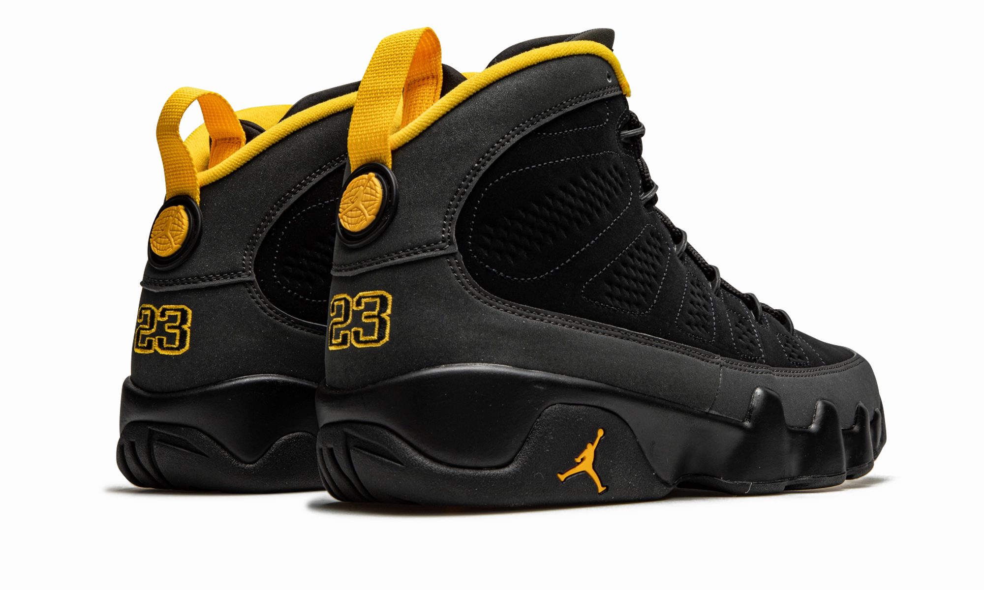 Air Jordan 9 Retro "University Gold" half - length running shoes