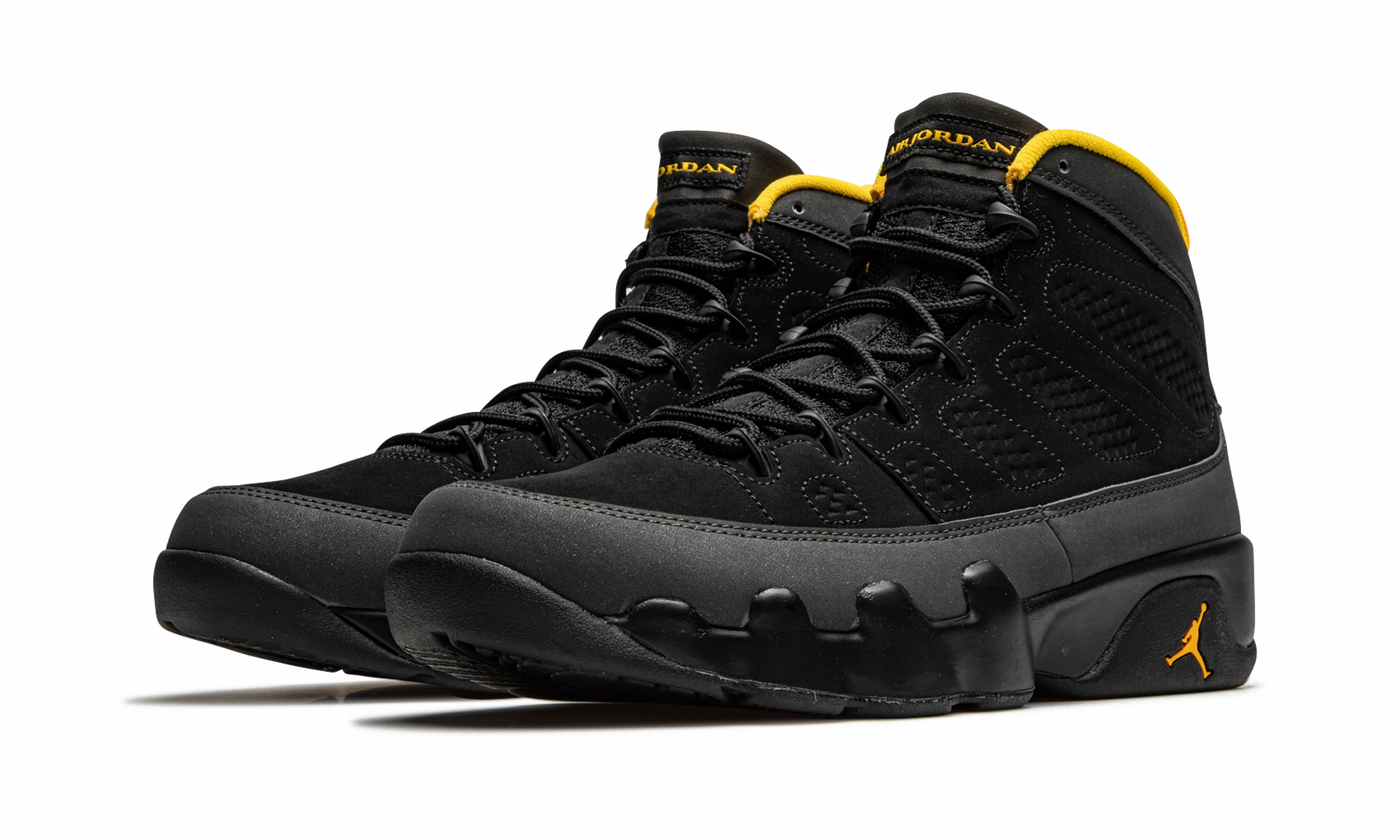 Air Jordan 9 Retro "University Gold" Reliable Performance reinforced - areas