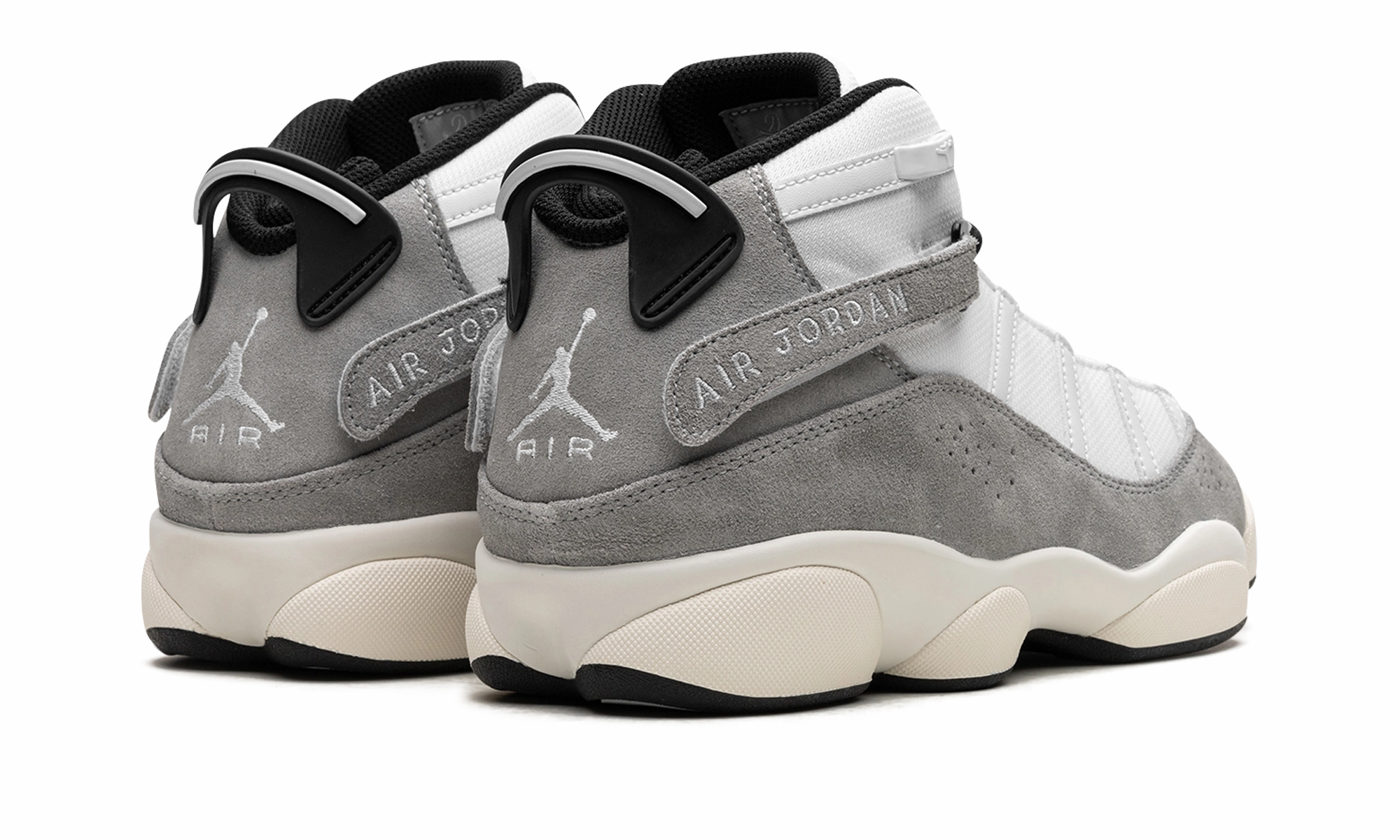 foam sole shoe trait Jordan 6 Rings "Cement Grey"